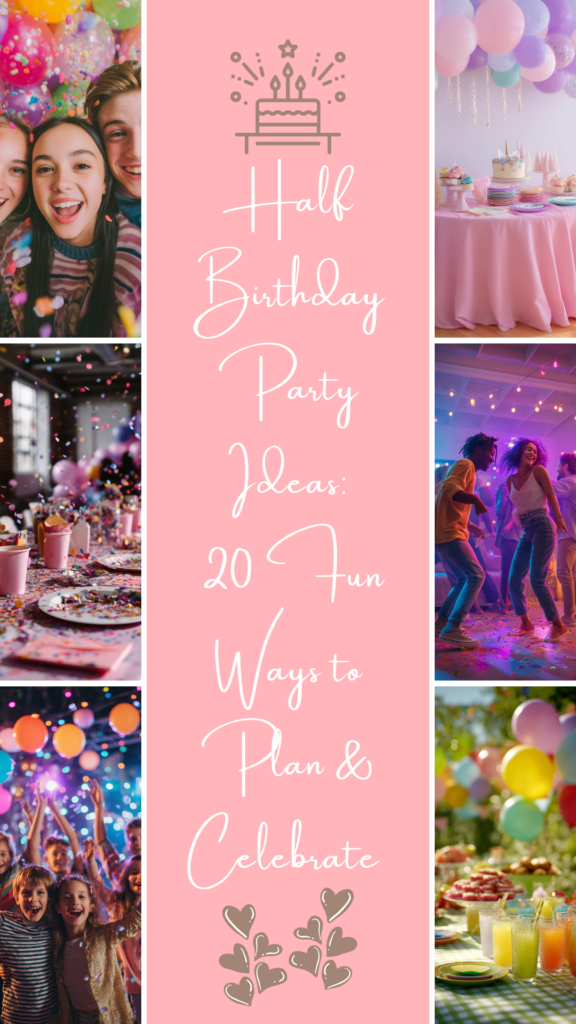 Half Birthday Party Ideas 20 Fun Ways to Plan & Celebrate 