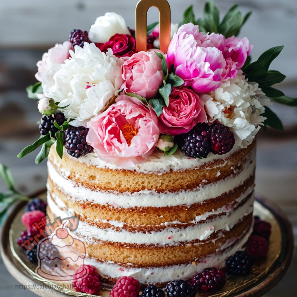 Naked Half Cake
