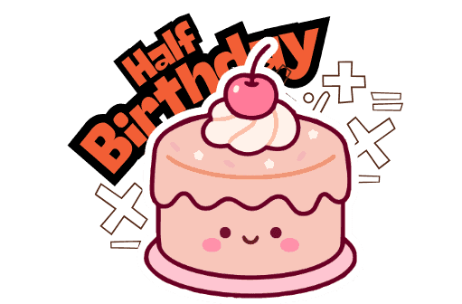 Half Birthday Calculator Logo