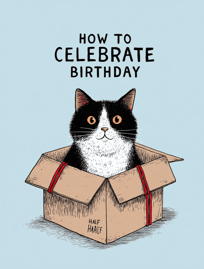 fun ways to celebrate half birthdays — illustration of celebration ideas