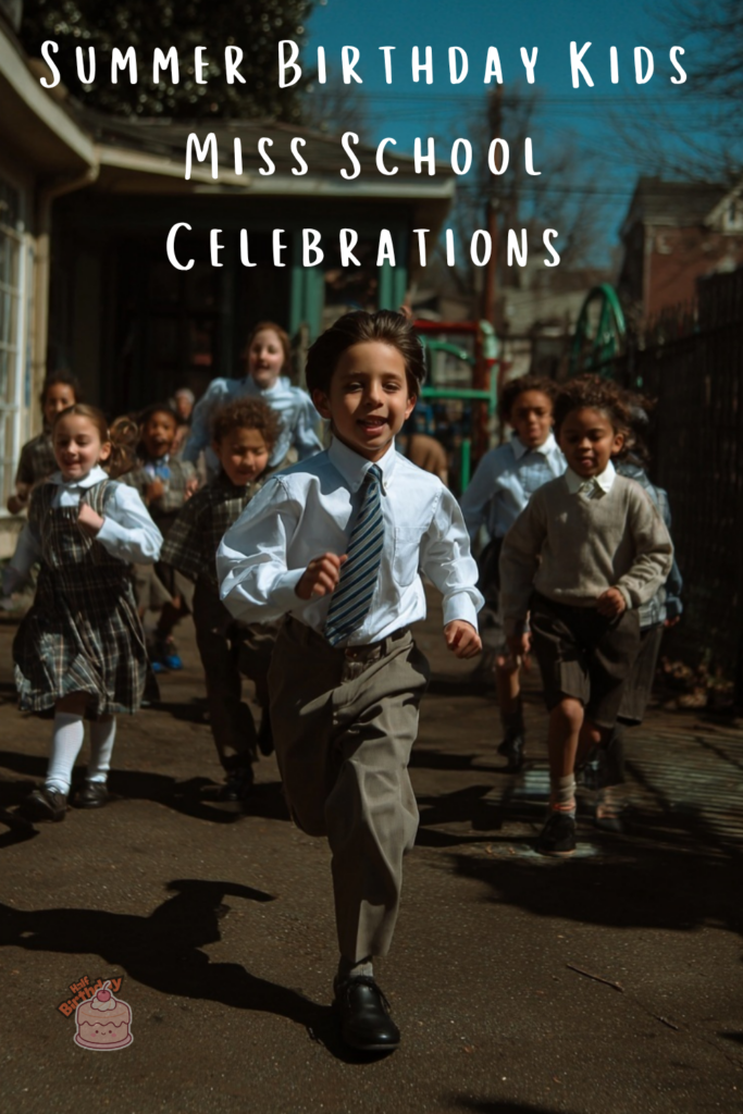 Summer Birthday Kids Miss School Celebrations